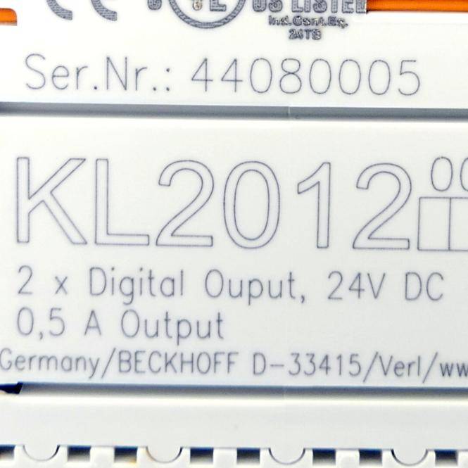 BECKHOFF Digital-Ausgangsklemme KL2012 (44080005)