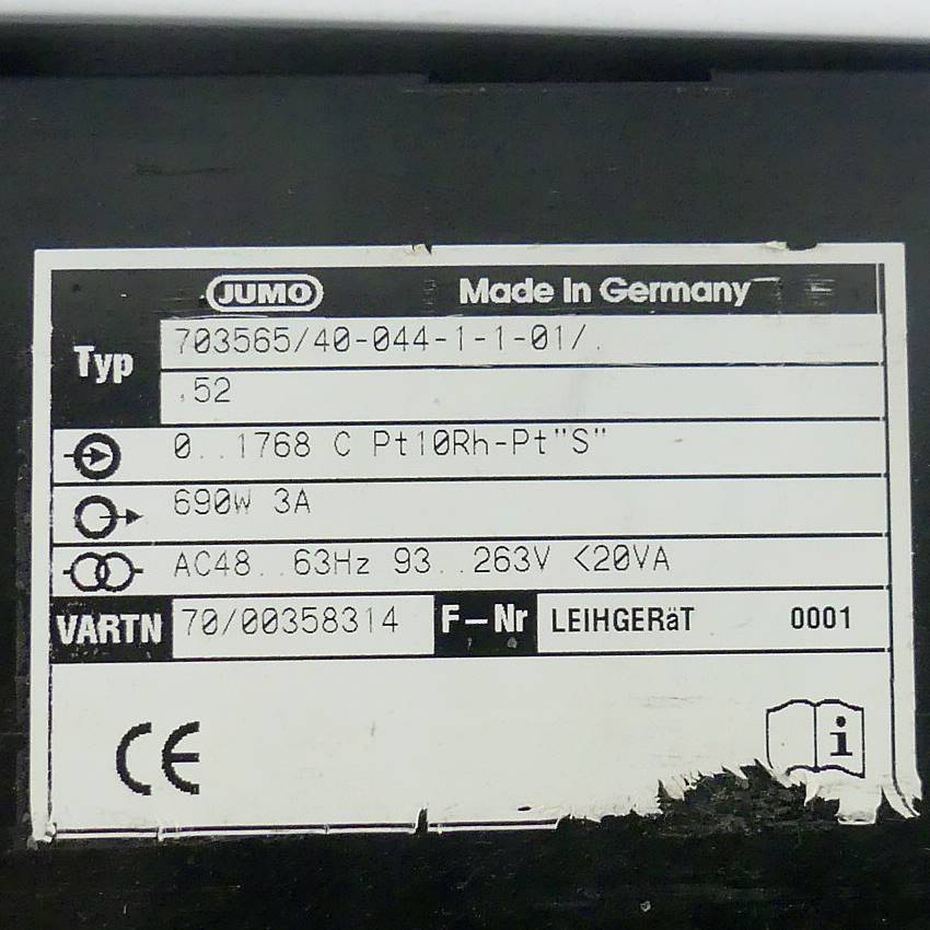 JUMO Universal program controller (703565)