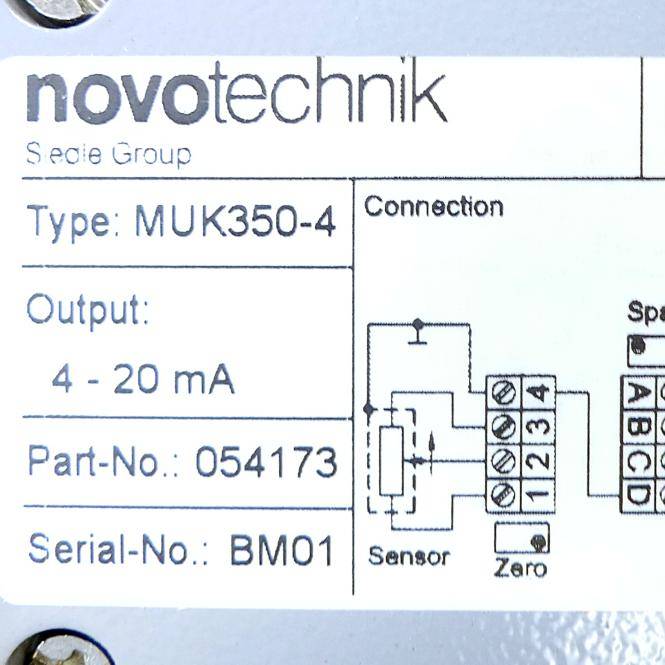 novotechnik Messwertumformer 054173 (MUK350-4)
