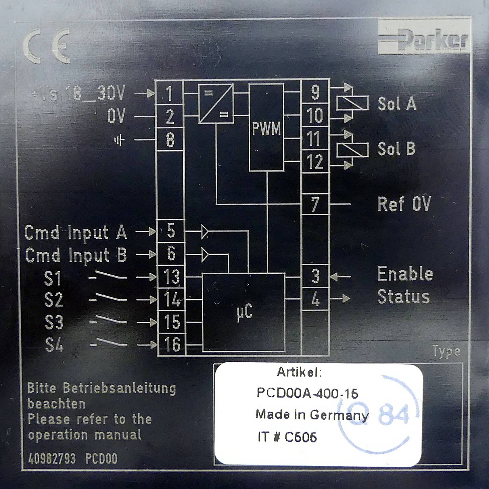 Parker Elektronikmodul RS-232 (RS-232)