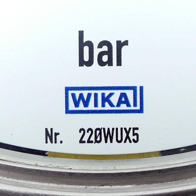 WIKA Monometer EN 837-1 (220WUX5)