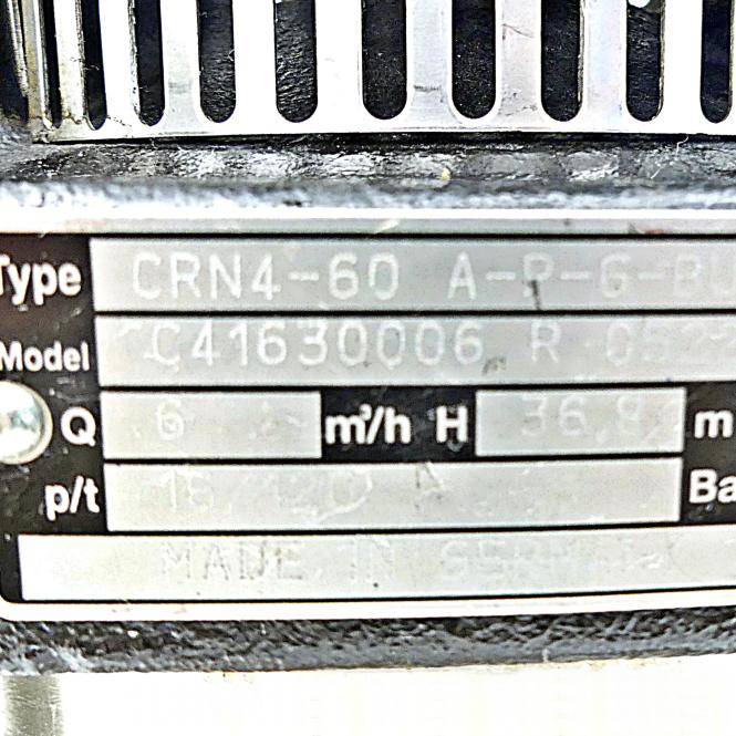 Grundfos Mehrstufige Kreiselpumpe CRN4-60 (C41630006)