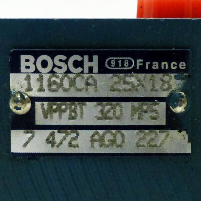 Bosch Hydraulikzylinder 1160CA 25X18 VPPBT 320 MP5 (7 472 AG0 227)
