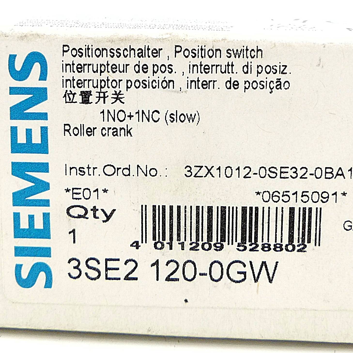 Siemens Positionsschalter (3SE2 120-0GW)