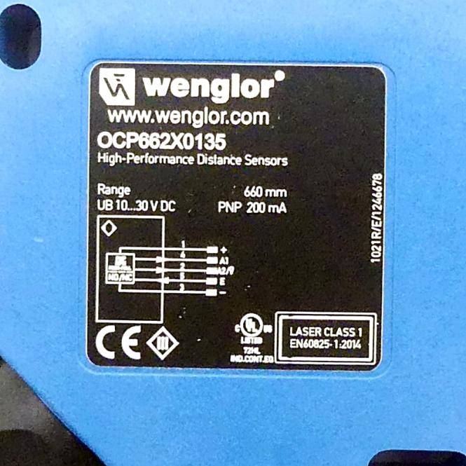 Wenglor Laserdistanzsensor OCP662X0135 (OCP662X0135)