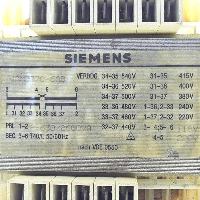Siemens Transformator (4AM5370-6AB)