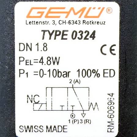 GEMÜ Vorsteuer-Magnetventil (0324)