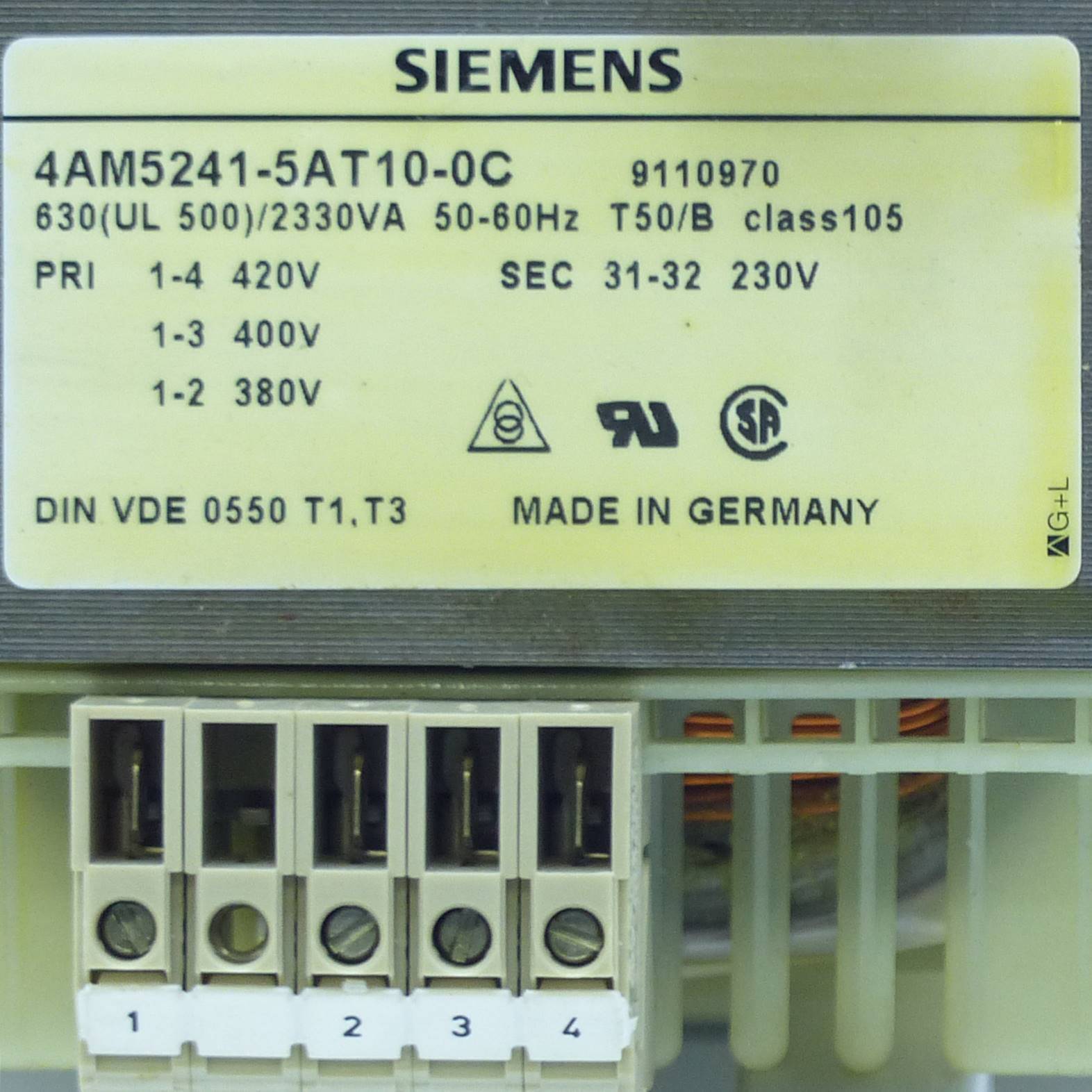 Siemens Transformator (4AM5241-5AT10-0C)