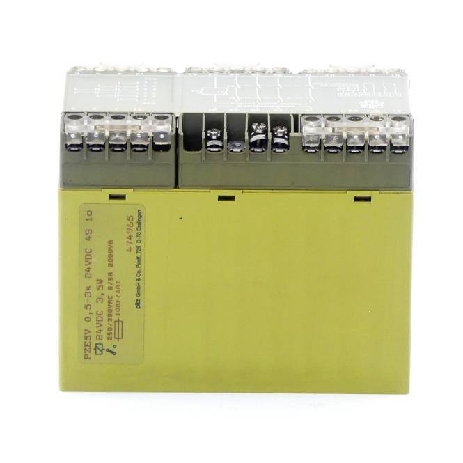 Pilz PZE 5V 0,5-3s 24VDC 4s 1Ö Sicherheitsschaltegerät (474965)
