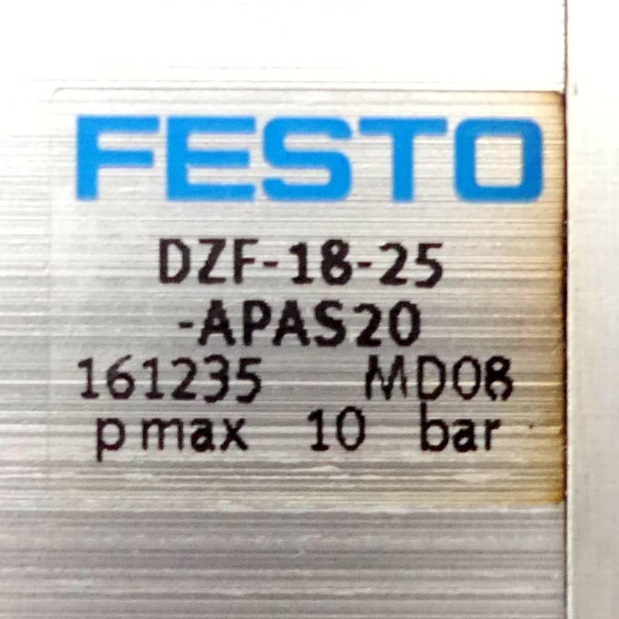 FESTO Flachzylinder DZF-18-25-APAS20 (161235)