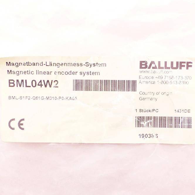 BALLUFF Magnetband-Längenmess-System BML-S1F2-Q61G-M310-P0-KA05 (190386)