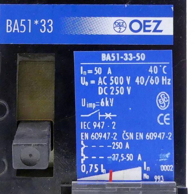 OEZ Hauptschalter (BA51-33-50)