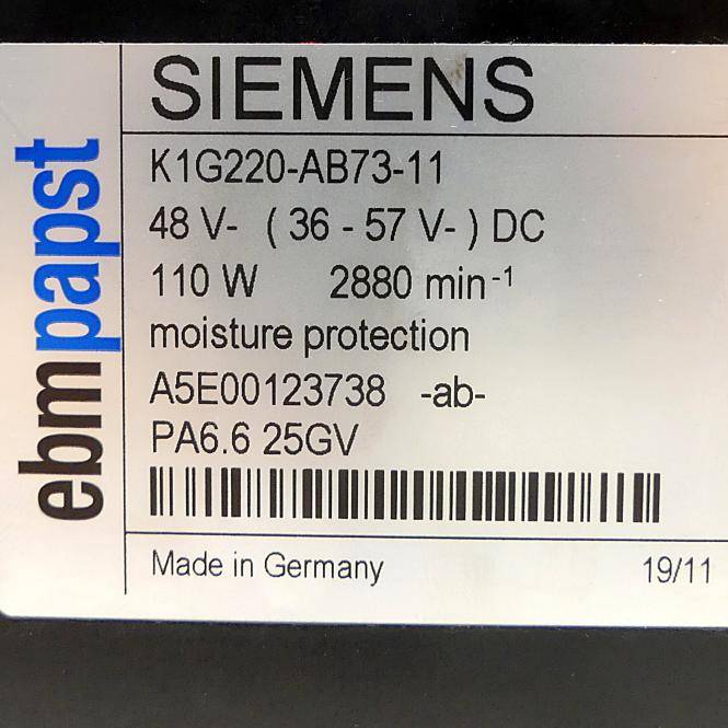 Siemens Lüfter (K1G220-AB73-11)