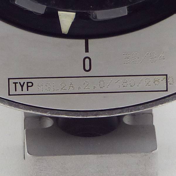 HYDAC Manometer Wahlschalter MSL (MSL2A.2.0/160/2610)