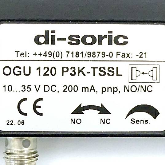 di-soric Gabellichtschranke OGU 120 P3K-TSSL (OGU 120 P3K-TSSL)