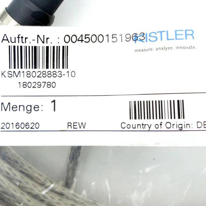 Kistler Verbindungskabel KSM18028883-10 (18029780)