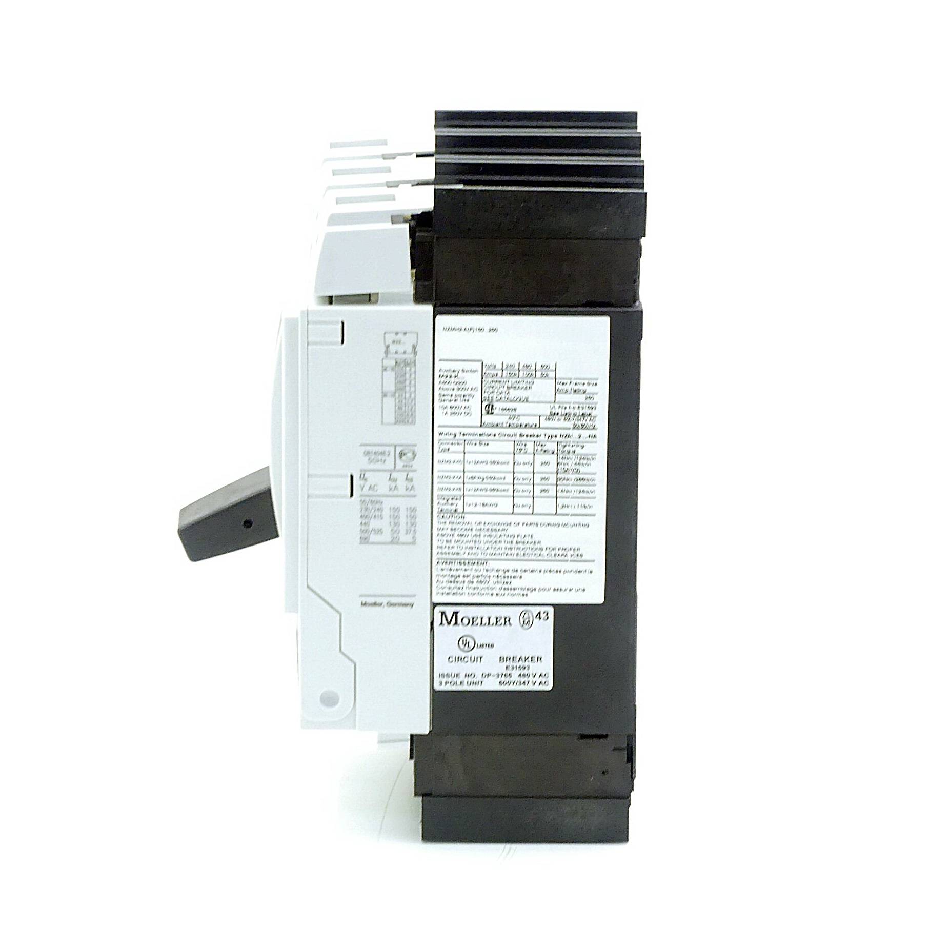 Moeller Leistungsschalter einstellbar NZMH2-A160-NA (269237)