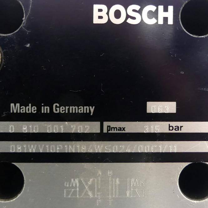 Bosch 4/3-Wegeventil 081WV10P1N184WS024/00C1/11 (0 810 001 702)
