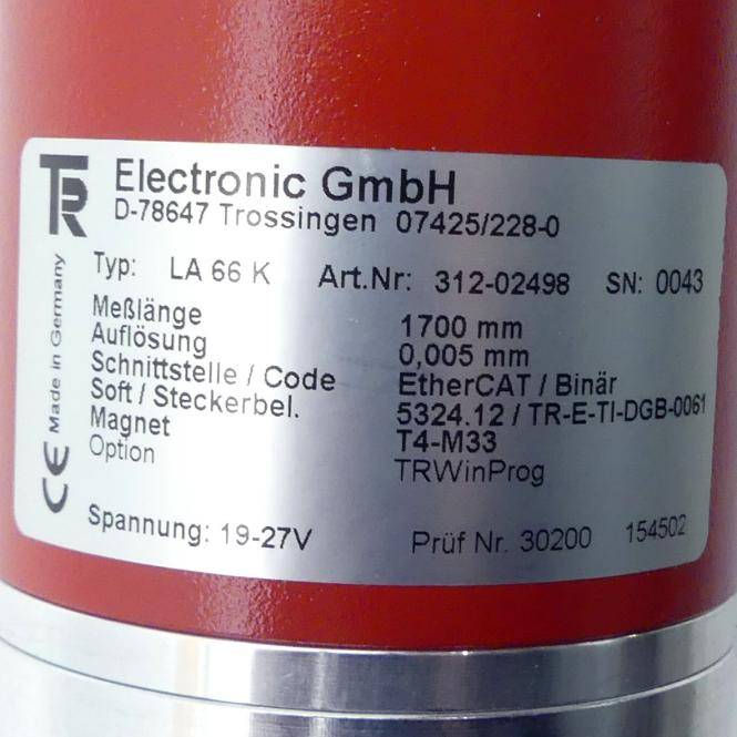 TR Electronic Linear Encoder LA 66 K (312-02489)
