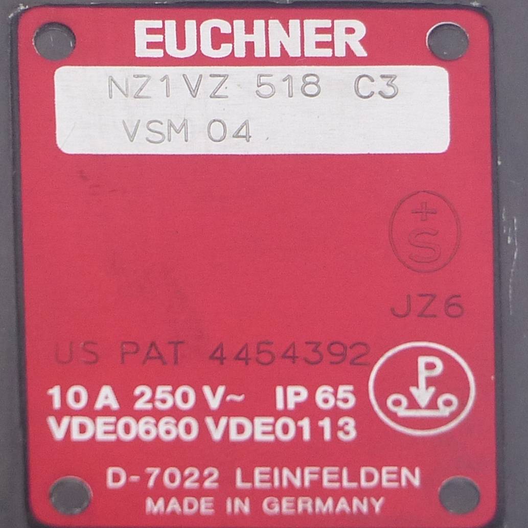 EUCHNER Sicherheitsschalter NZ1 VZ 518 C3 VSM04 (NZ1 VZ 518 C3 VSM 04)