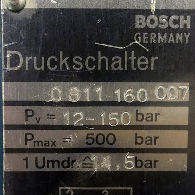 Bosch Druckschalter (0 811 160 007)