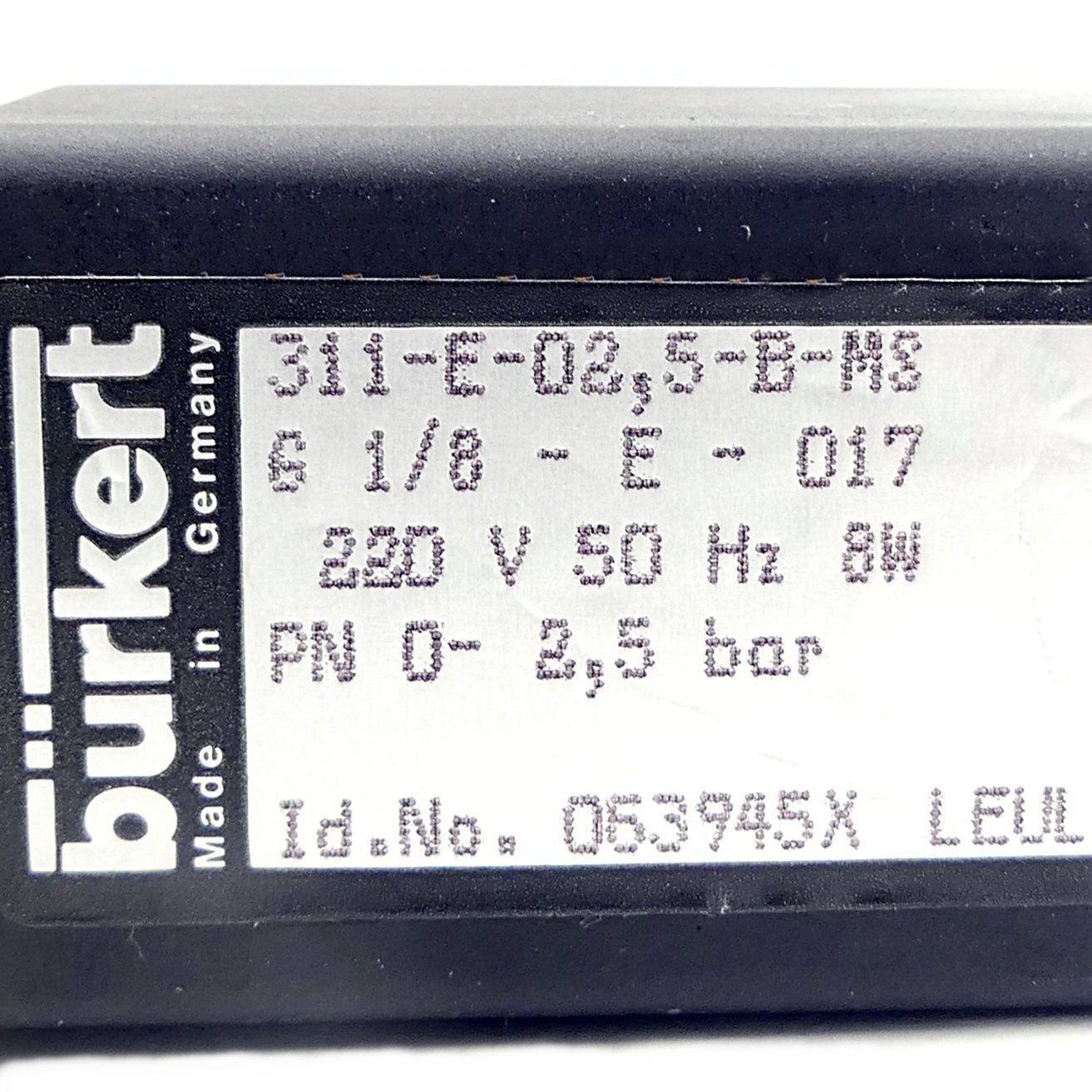 bürkert Magnetventil 311-E-0,25-B-MS (311-E-0,25-B-MS 6 1/8-E-017)