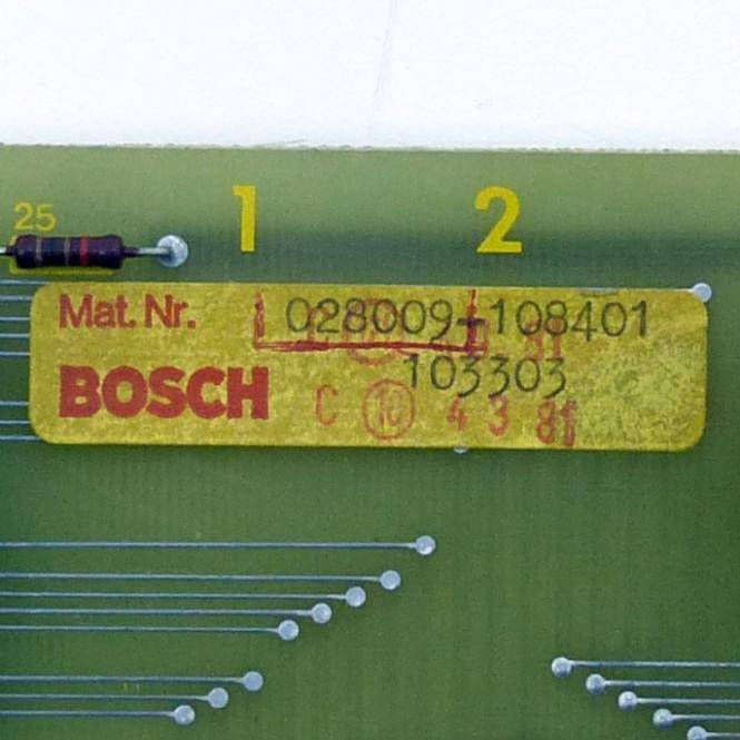 BOSCH Zeitkarte (028009-108401)