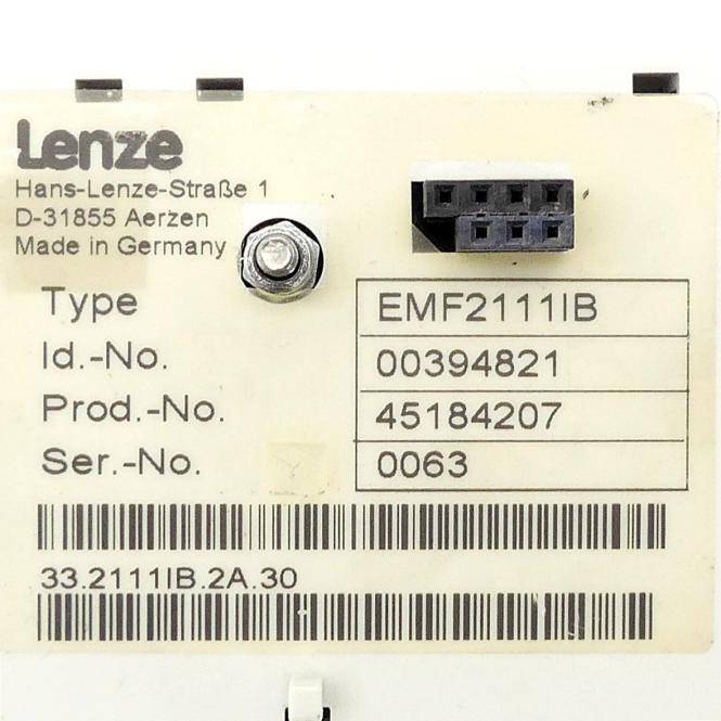 Lenze Interbus-S Feldbusmodul EMF2111IB (00394821)