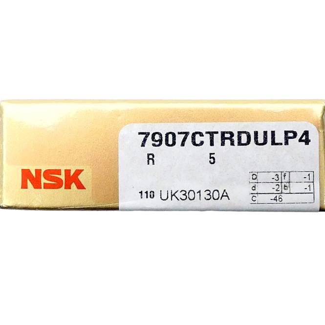 NSK Präzision Schrägkugellager (7907CTRDULP4)