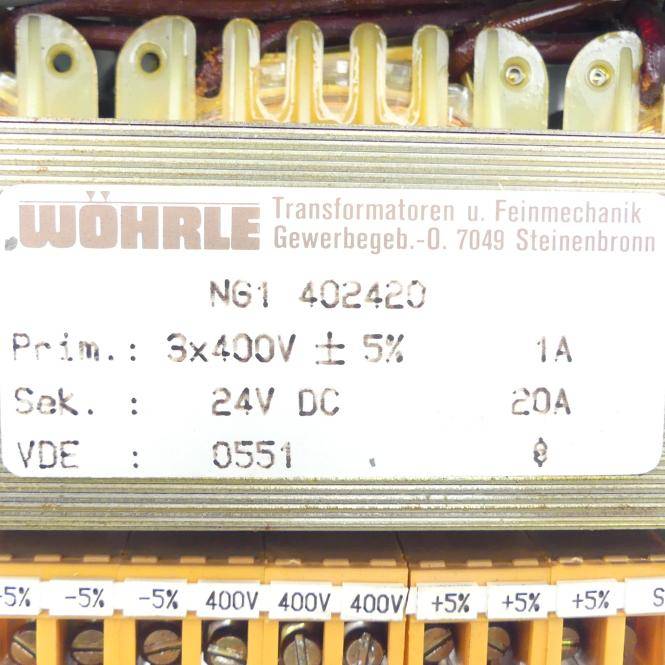 Wöhrle Transformator 0551 (NG1 402420)