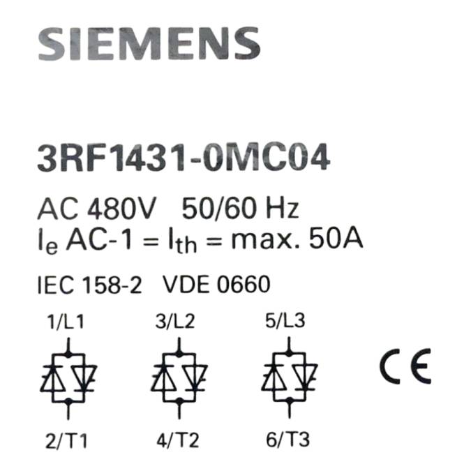 Siemens Halbleiter Schütz (3RF1431-0MC04)