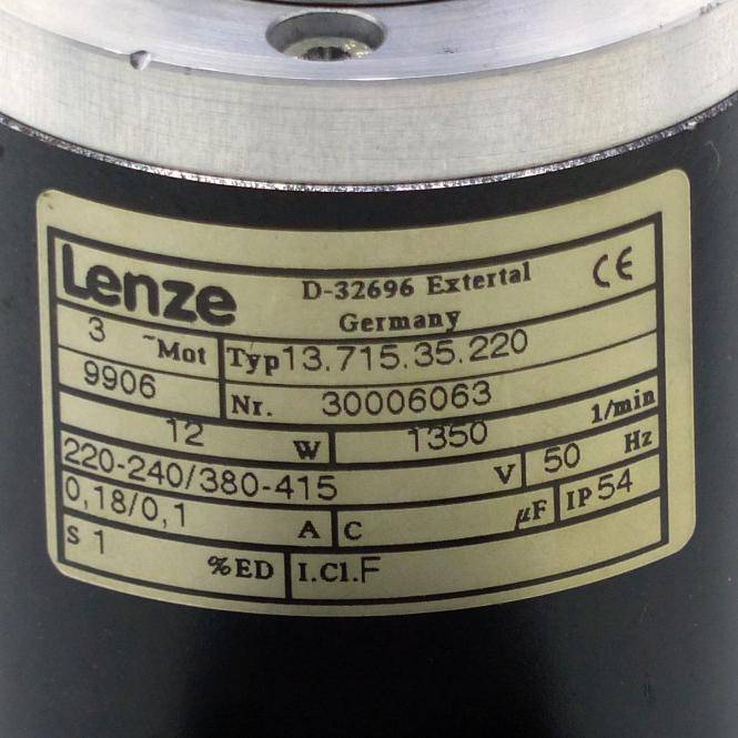 Lenze Servomotor 13.715.35.220 (30006063)