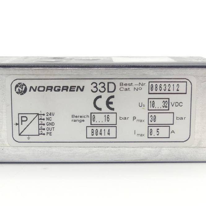 Norgren Druckschalter 33D (0863212)