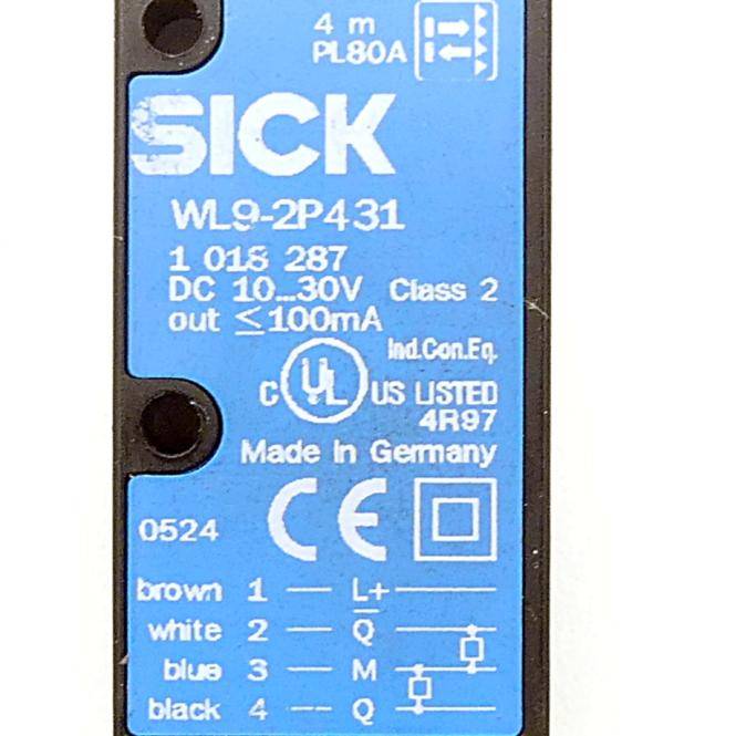 SICK Lichttaster Kontakt Sensor WL9-2P431 (1 018 287)