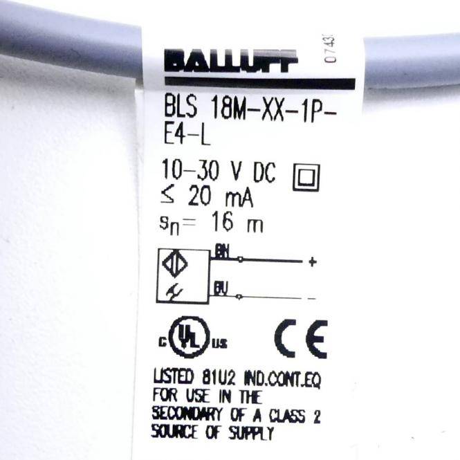 BALLUFF Fotoelektrischer Sensor (BLS 18M-XX-1P-E4-L)