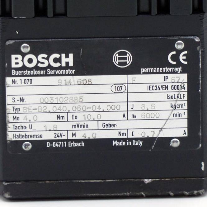 BOSCH Bürstenloser Servomotor SE-B2.040.060-04.000 (SE-B2.040.060-04.000)