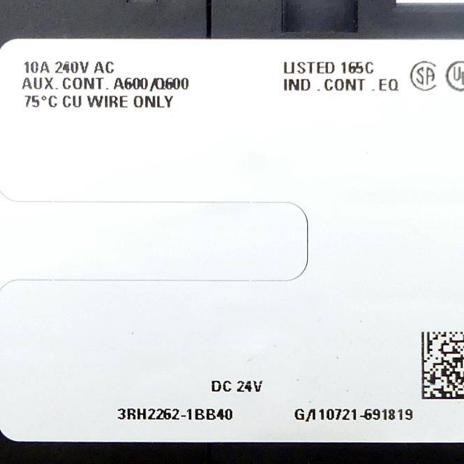 Siemens Hilfsschütz (3RH2262-1BB40)