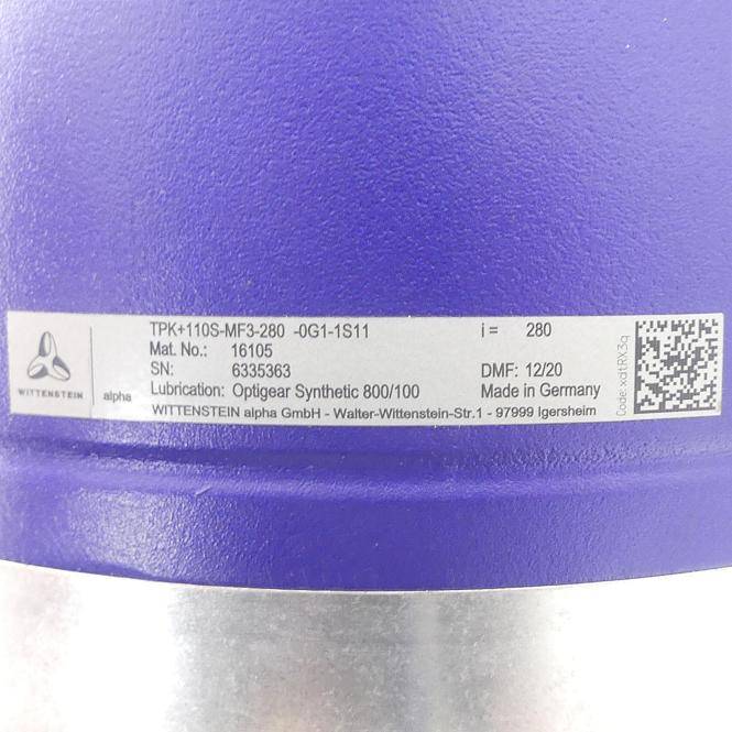 Wittenstein alpha Hypoidgetriebe (TPK+110S-MF3-280 -0G1-1S11)