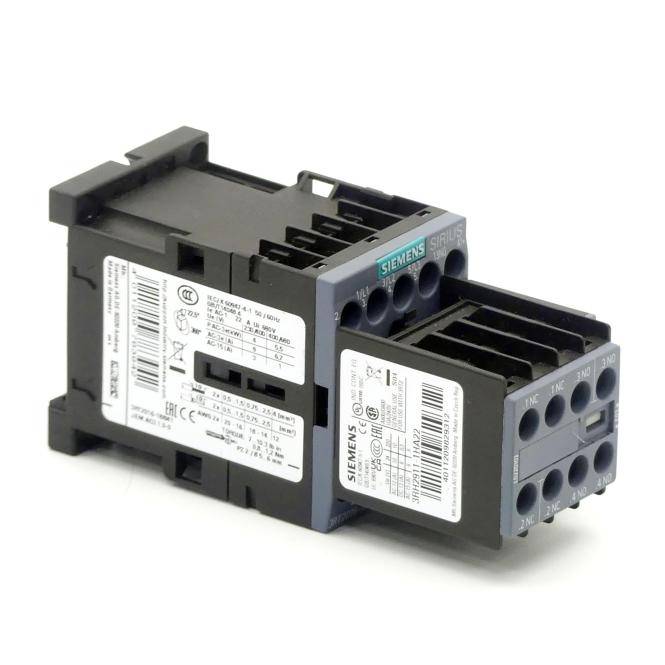 Siemens Leistungsschütz + Hilfsschalter (3RT2016-1BB41 + 3RH2911-1HA22)