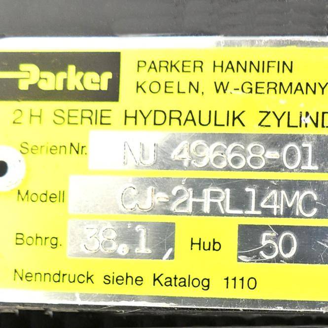 Parker Hydraulikzylinder NU 49668-01 (CJ-2HRL14MC)