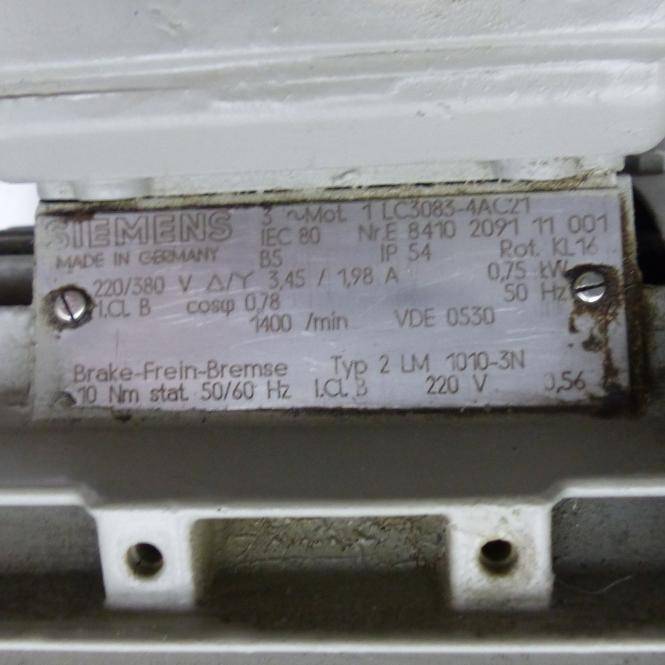 Siemens Drehstrommotor 1 LC3083-4AC21 (8410 2091 11 0001)
