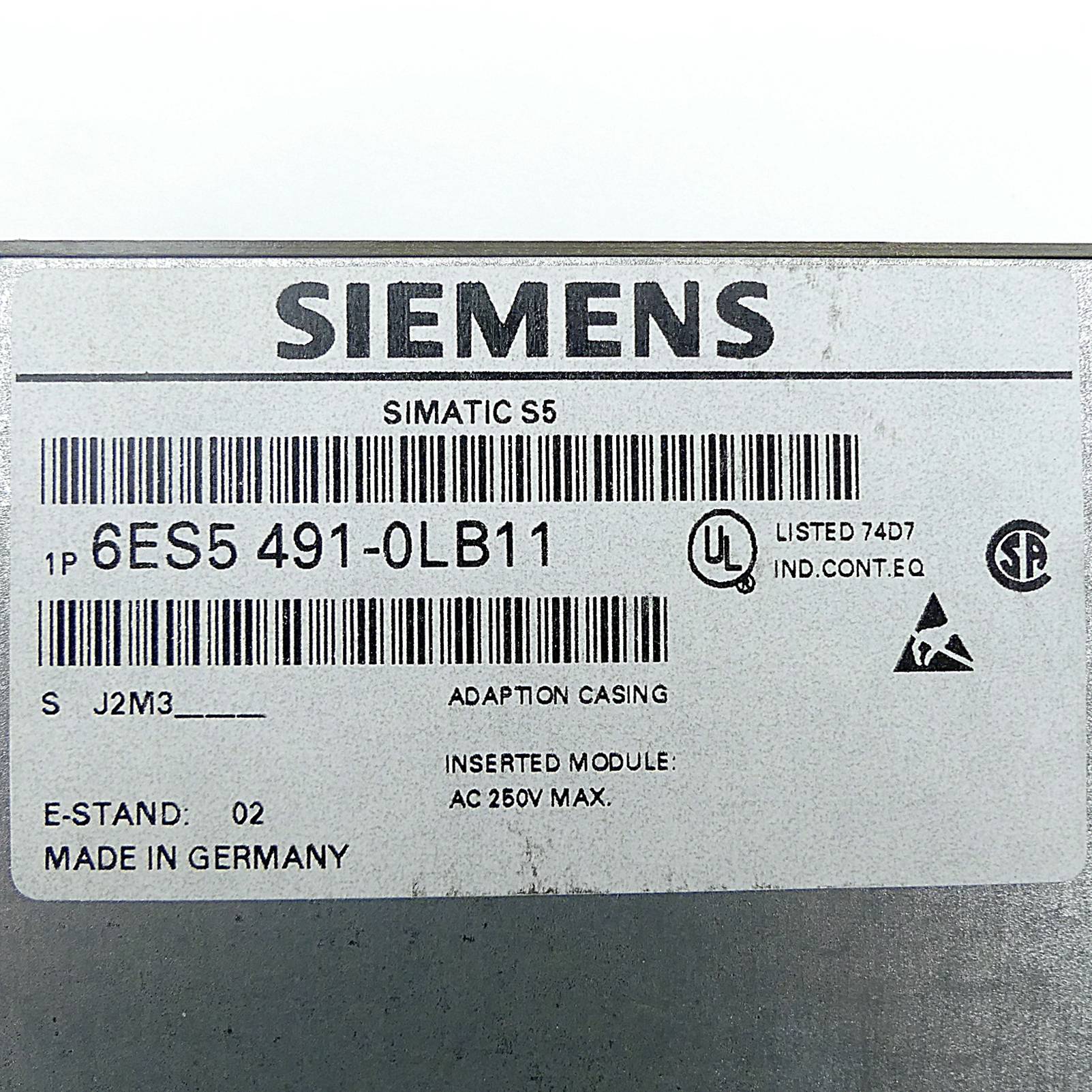Siemens Gehäuse (1P 6ES5 491-0LB11)