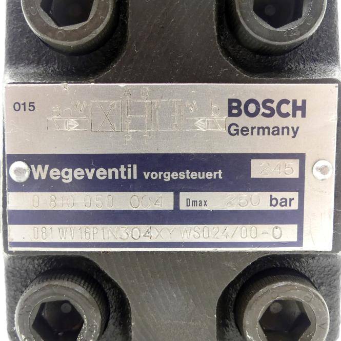 Bosch Vorgesteuertes 4/3-Wegeventil 081WV16P1N304XYWS024/00-0 (0 810 050 004 + 0 810 090 101)