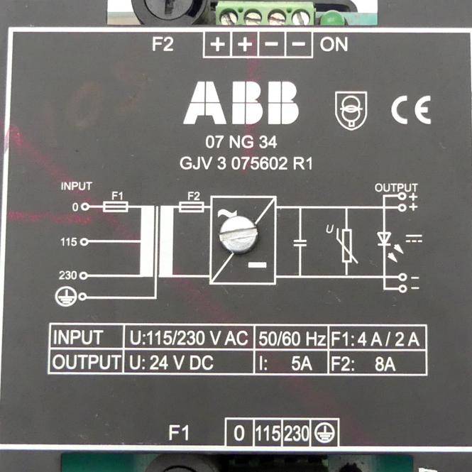 ABB Power Supply Unit 07 NG 35 07 NG 35 (GJV 3 075602 R1)