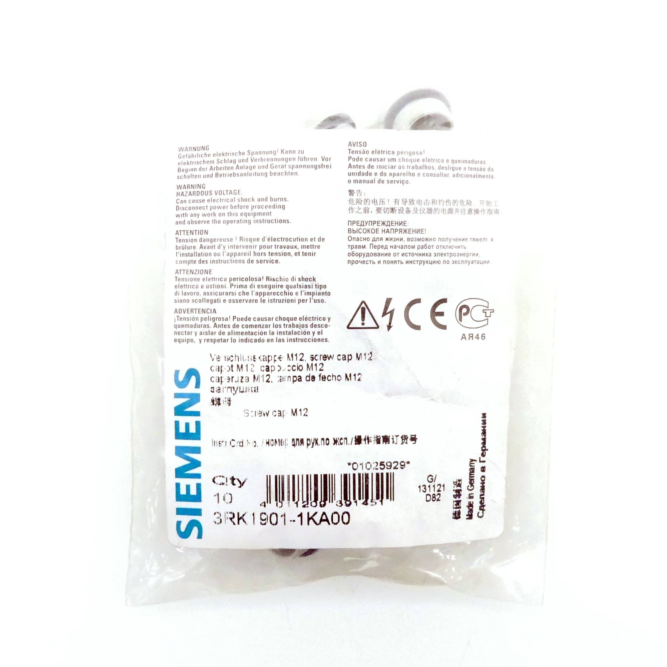 Siemens Verschlusskappe (3RK1901-1KA00)