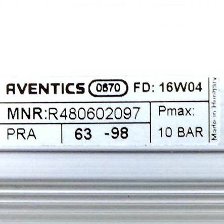 AVENTICS Profilzylinder PRA-DA-063-0098-0-2-2-1-1-1-BA (R480602097)