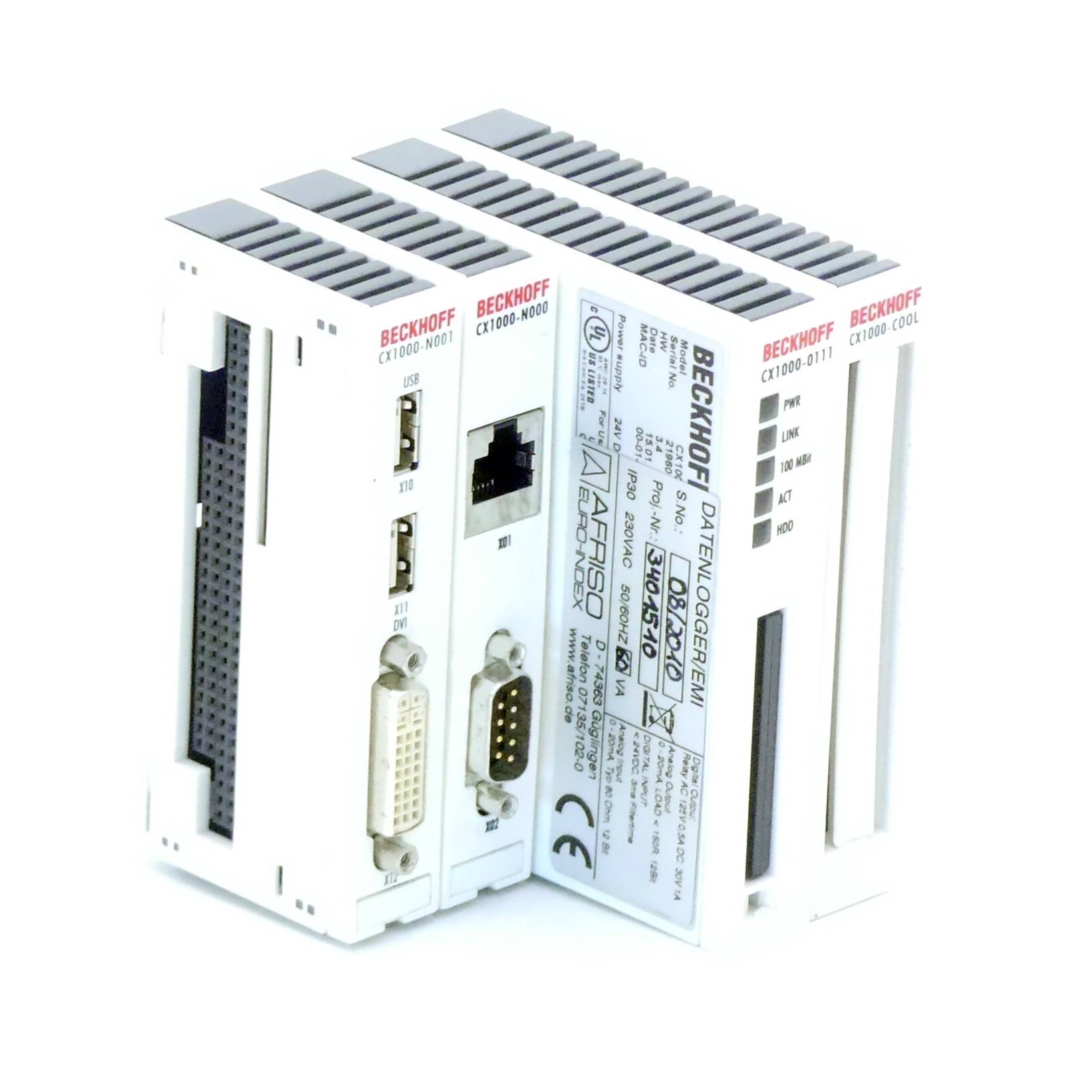 BECKHOFF Steuerung (CX1000-0111; CX1000-N001; CX1000-N000; CX1000-C00L)