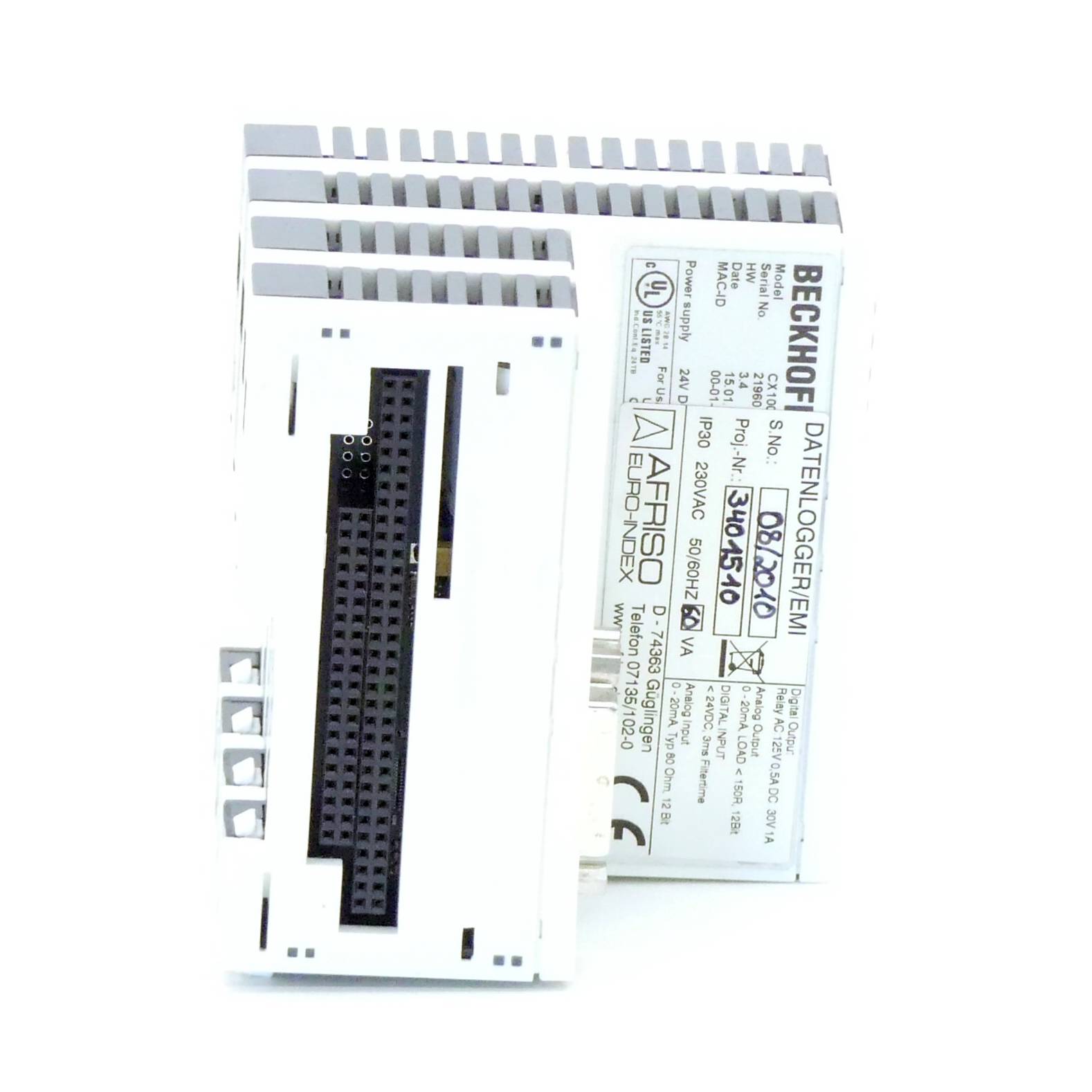 BECKHOFF Steuerung (CX1000-0111; CX1000-N001; CX1000-N000; CX1000-C00L)