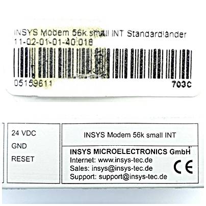 INSYS Industriemodem 56k small INT (11-02-01-01-40.018)