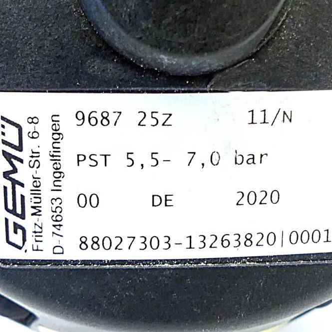 GEMÜ Pneumatischer Antrieb für GEMÜ 687 (9687 25Z)